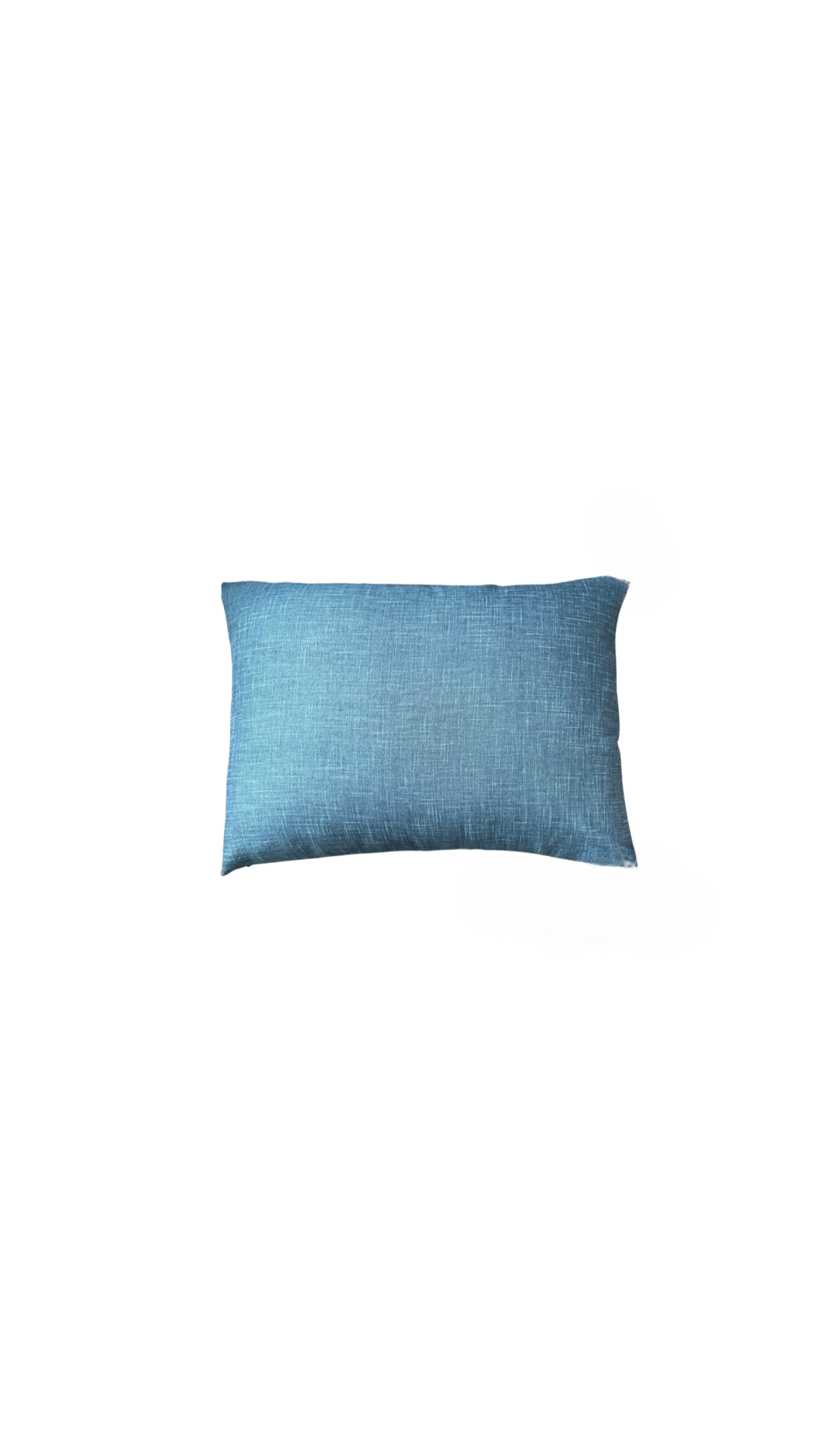 Japanese Mura Blue Fabric Throw Pillow