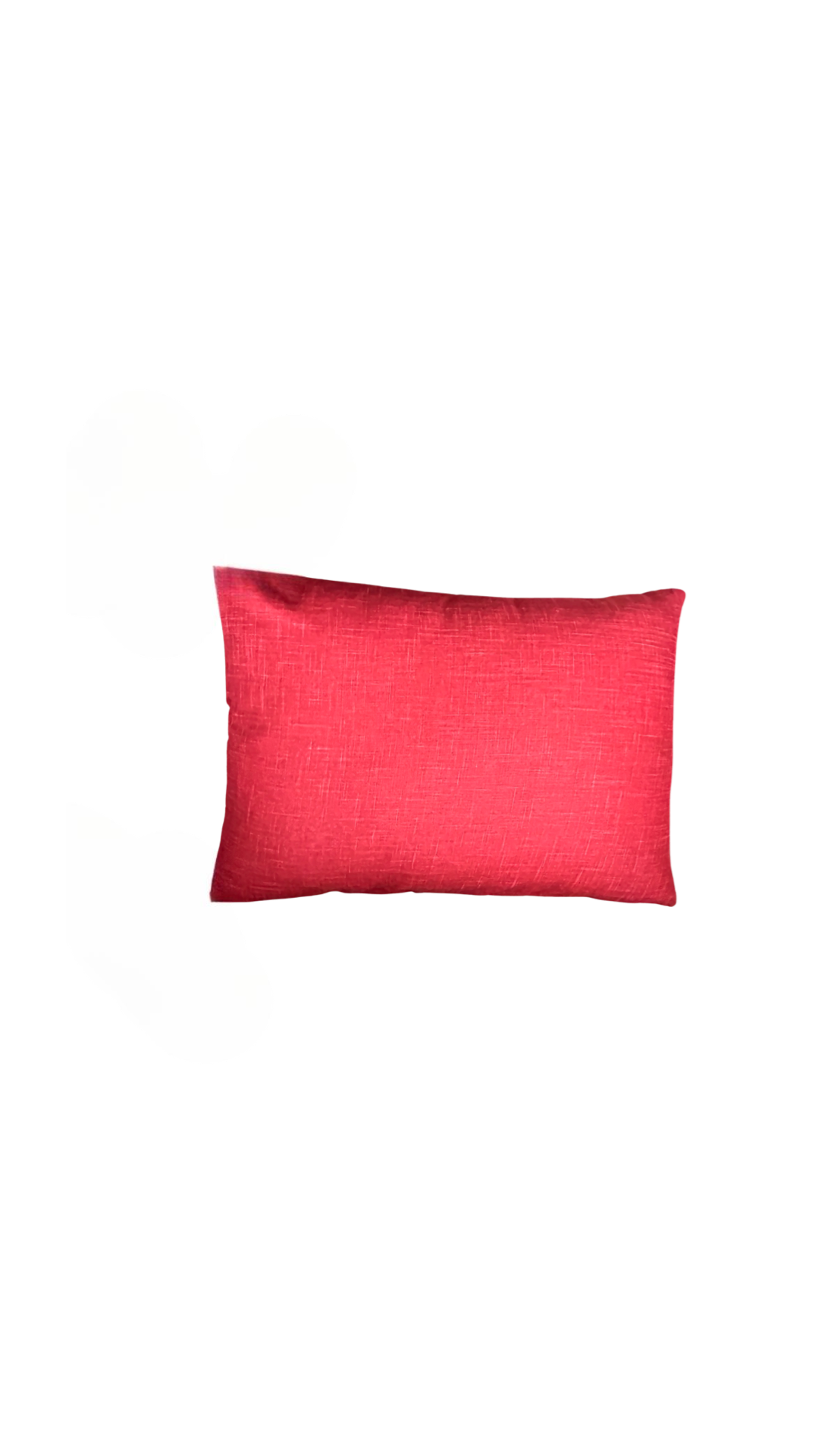 Japanese Mura Red Fabric Throw Pillow