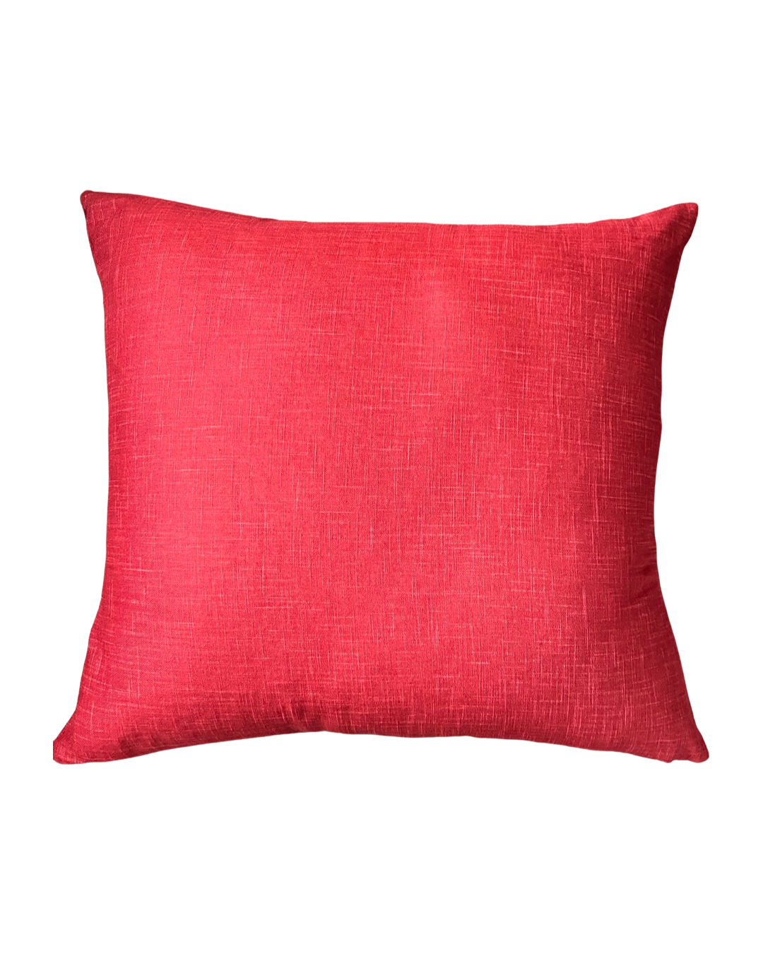 Japanese Mura Red Fabric Throw Pillow