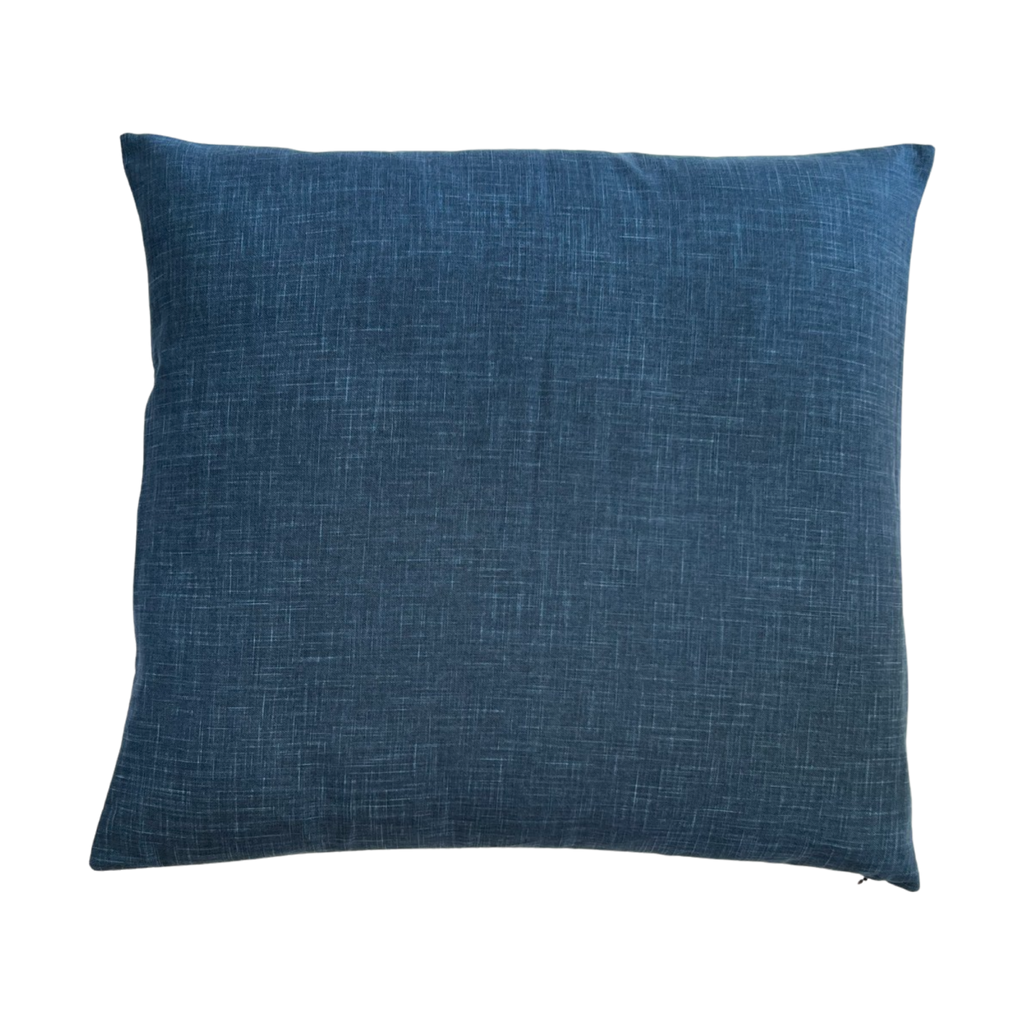 Japanese Zabuton Floor Pillow Mura Blue