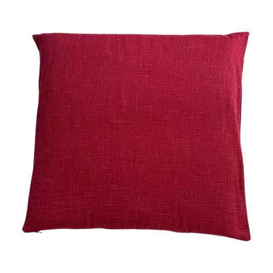 Japanese Zabuton Floor Pillow Mura Red