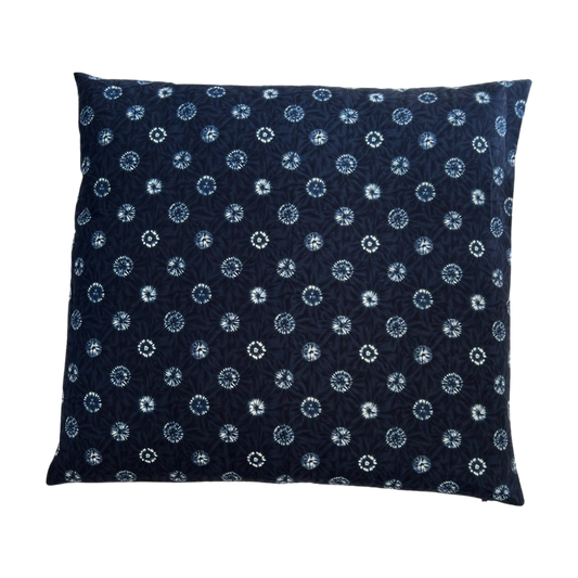 Japanese Zabuton Floor Pillow Shibori Indigo