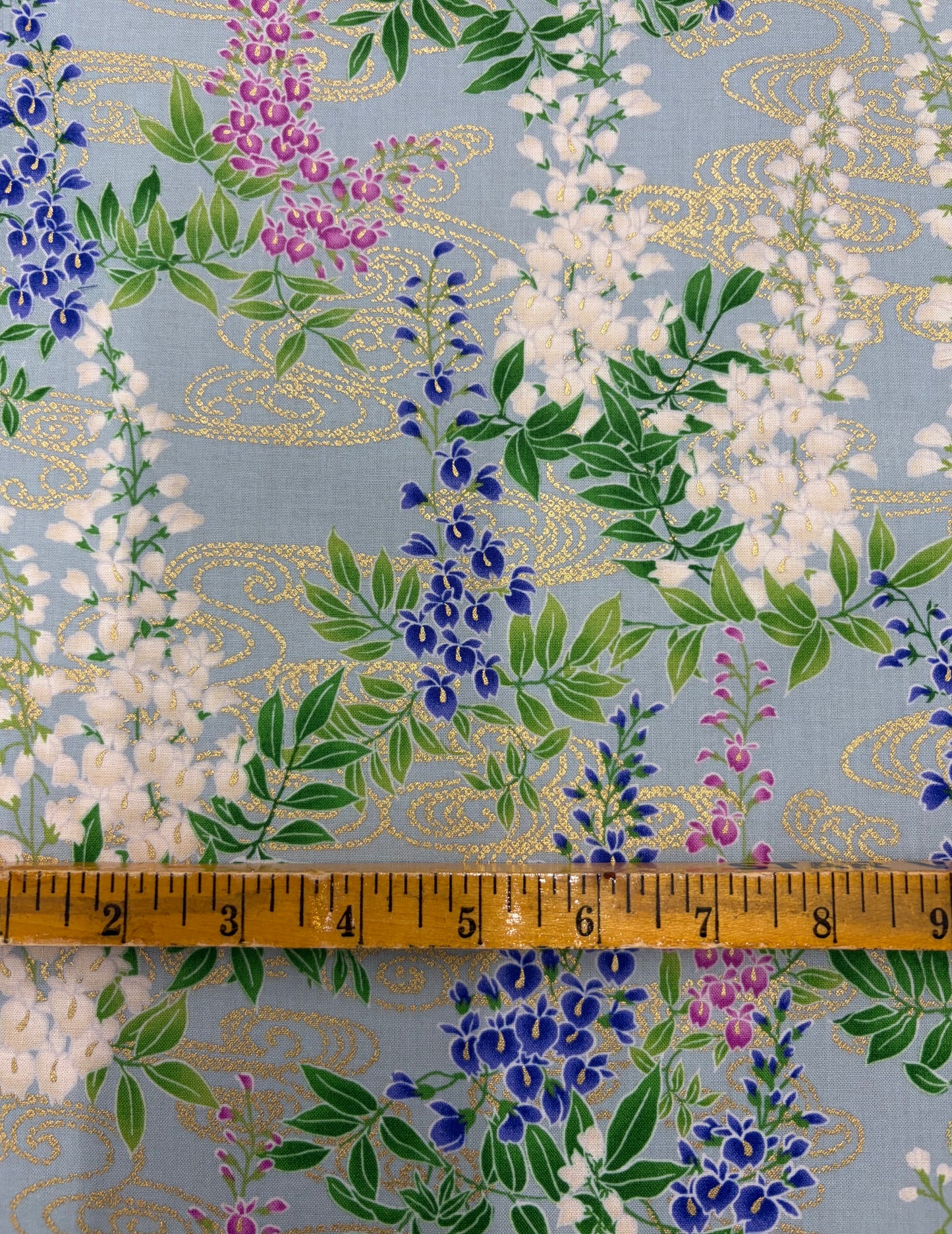 Floral Japanese Cotton Futon Cover. Handmade Shiki Futon Cover.
