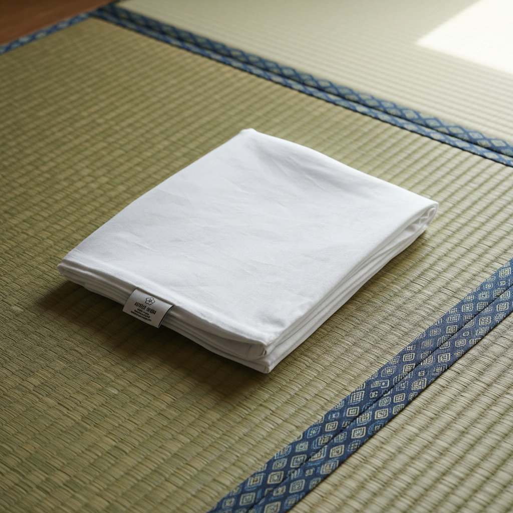 Kona White Japanese Futon Cover | Handmade Shiki Futon Cover