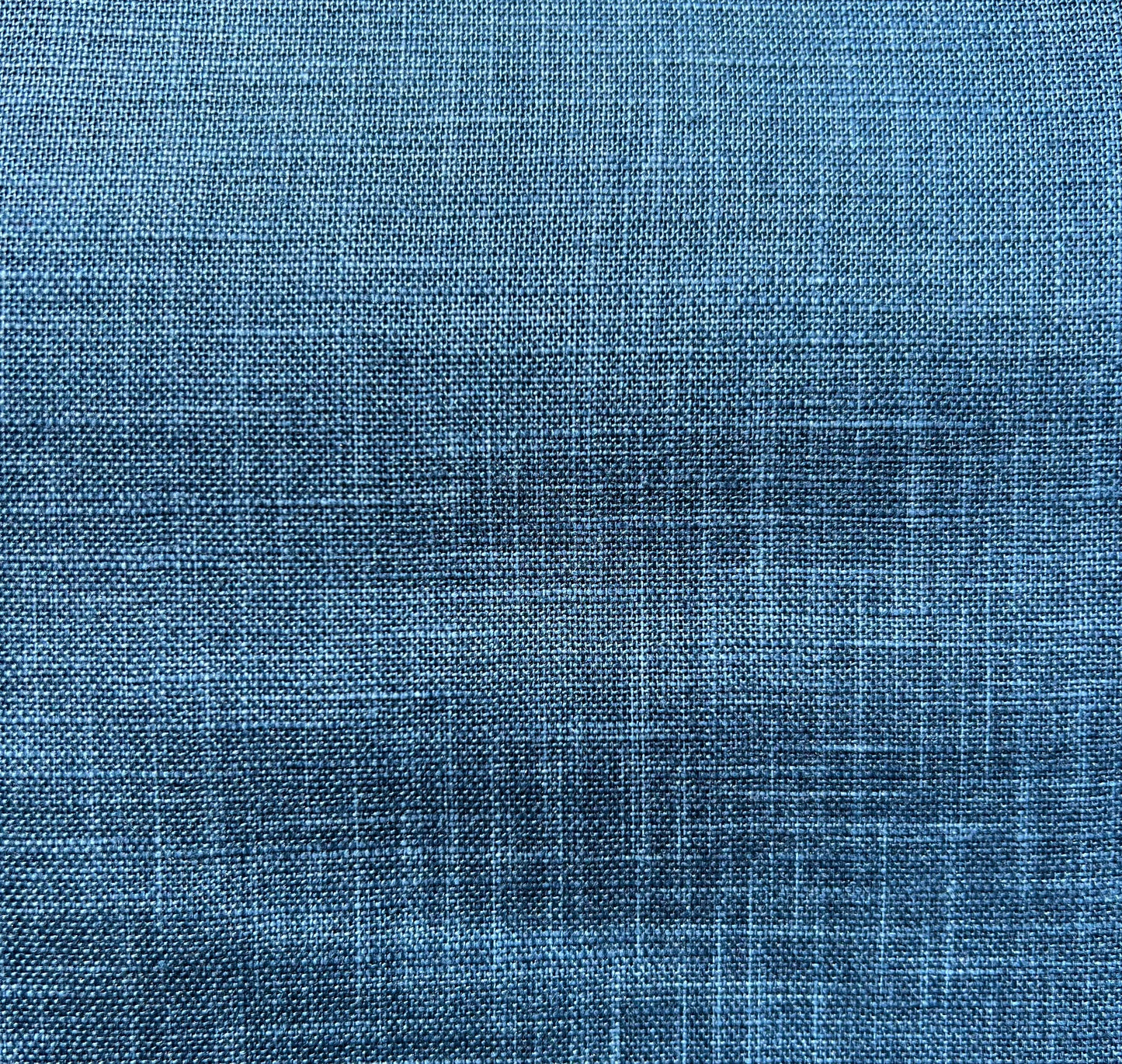 Handmade Cotton Futon w/Removable Mura Blue Cover. Shiki Futon.