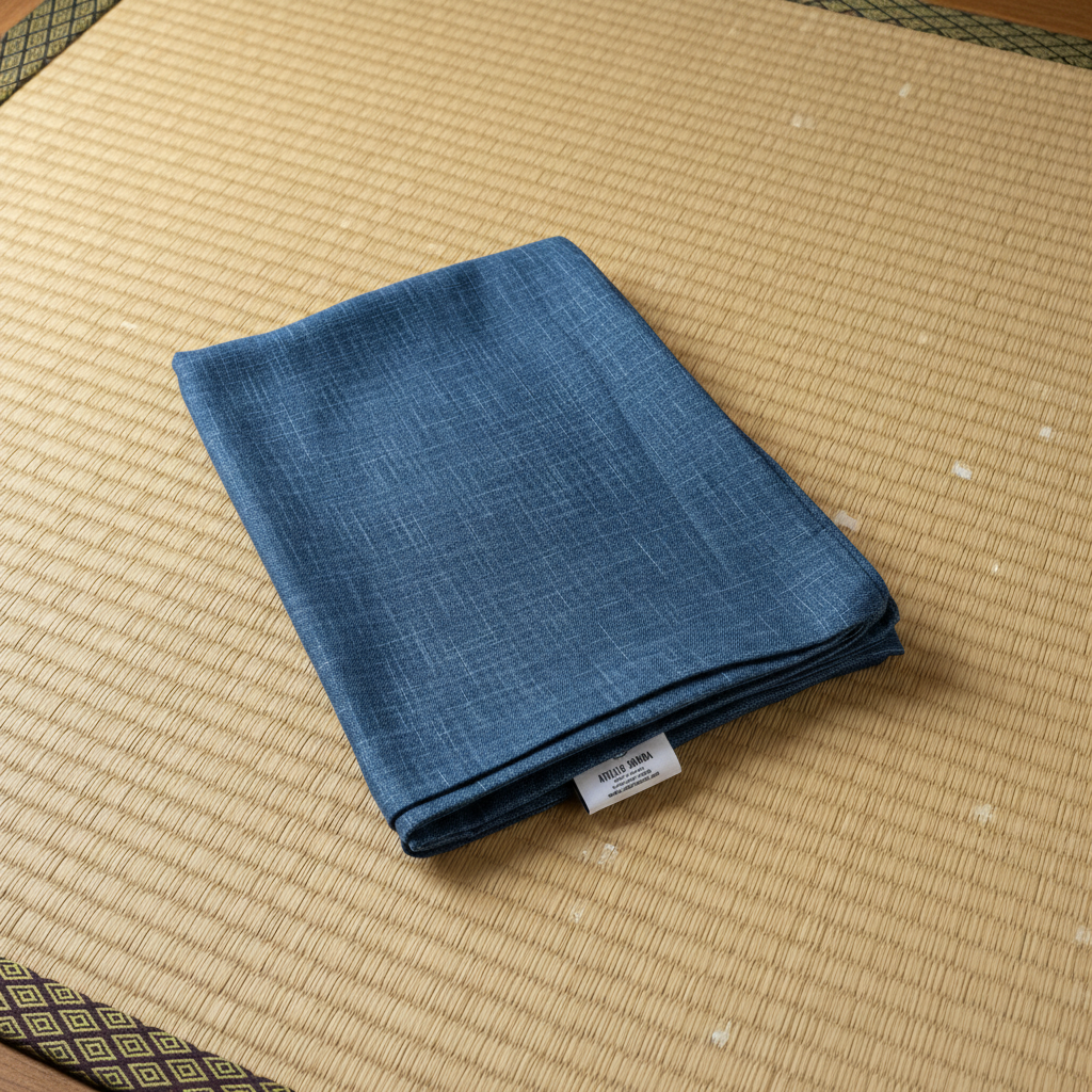 Mura Blue Japanese Futon Cover | Handmade Shiki Futon Cover
