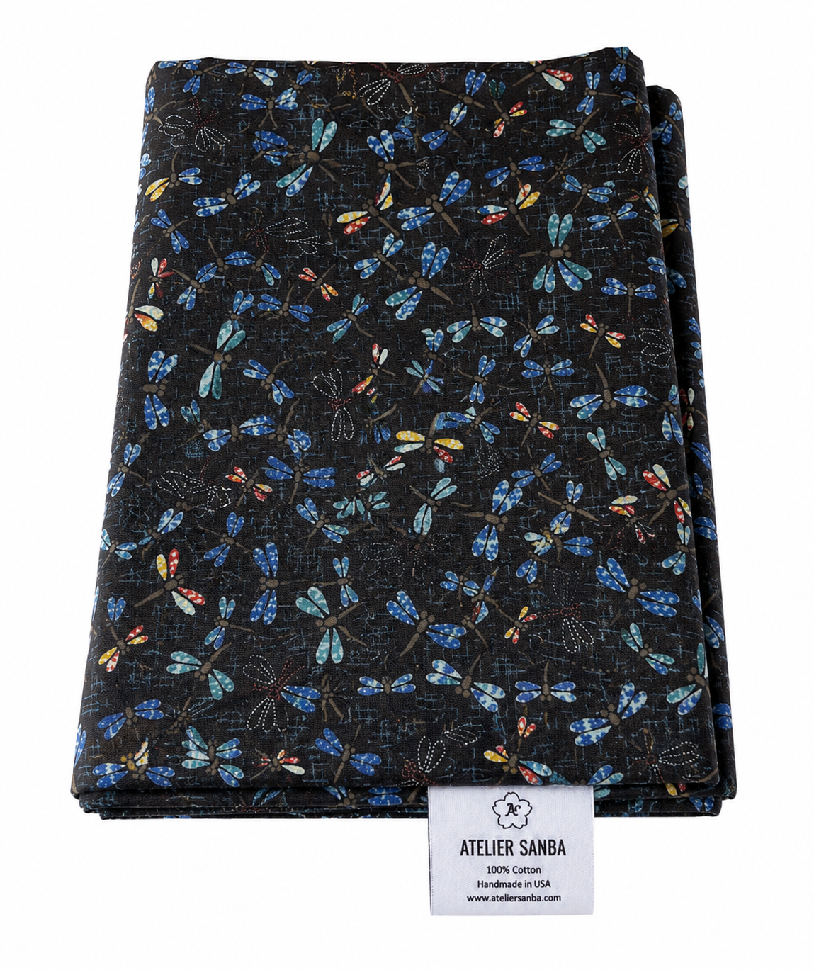 Tombo Navy Japanese Futon Cover | Handmade Shiki Futon Cover