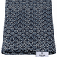 Japanese Shikibuton Futon Mattress with Removable Seikaiha Shibori Cover | Handmade Cotton Futon