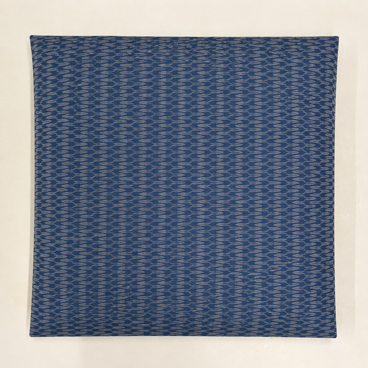 Japanese Zabuton Floor Pillow Yagasuri Blue