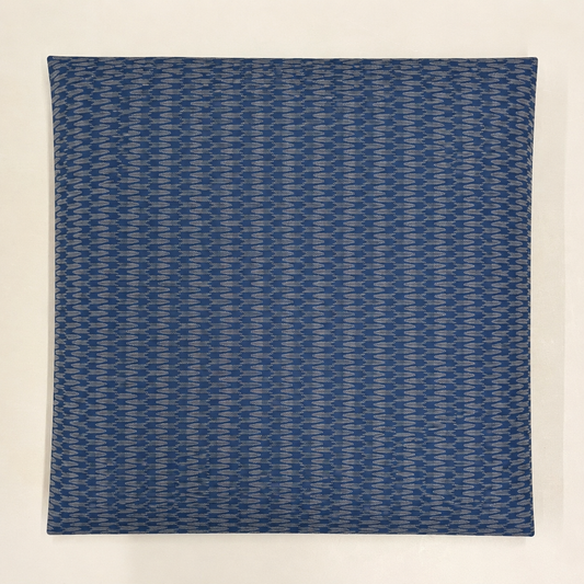 Japanese Zabuton Floor Pillow Yagasuri Blue