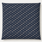 Japanese Zabuton Floor Pillow – Kasuri Navy | Meditation Cushion | Authentic Japanese Fabric