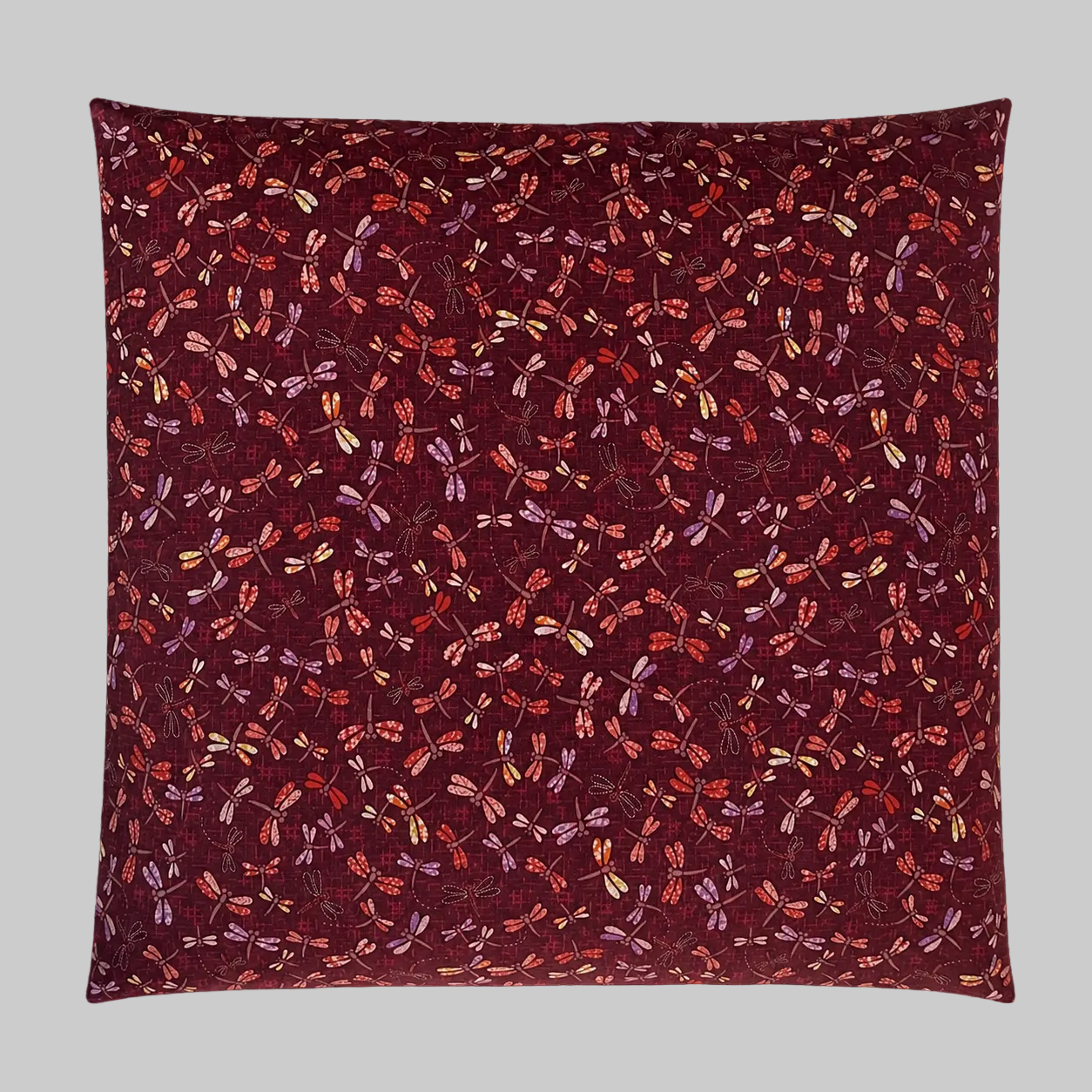 Japanese Zabuton Floor Pillow Tombo Burgundy