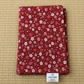 Sakura Red Japanese Futon Cover | Handmade Shiki Futon Cover