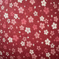 Japanese Zabuton Floor Pillow Sakura Red