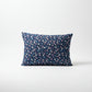 Japanese Sakura Navy Throw Pillow | Decorative Accent Pillow