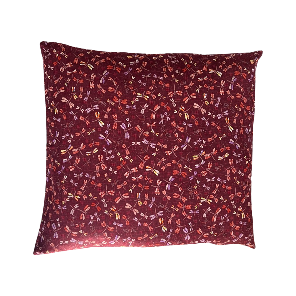 Japanese Zabuton Floor Pillow Tombo Burgundy