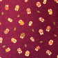 Japanese Zabuton Floor Pillow Owl Burgundy