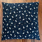 Japanese Zabuton Floor Pillow Bunny Navy