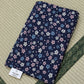 Japanese Shikibuton Futon Mattress with Removable Sakura Navy Cover | Handmade Cotton Futon
