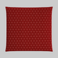 Japanese Asa-No-Ha Red Throw Pillow | Decorative Accent Pillow
