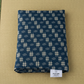 Kasuri Navy Japanese Cotton Futon Cover.  Handmade Shiki Futon Cover.