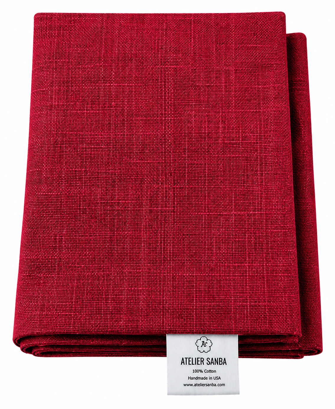 Mura Red Japanese Futon Cover | Handmade Shiki Futon Cover