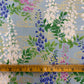 Handmade Cotton Futon w/Removable Floral Blue Cover. Shiki Futon.
