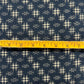 Kasuri Navy Japanese Cotton Futon Cover.  Handmade Shiki Futon Cover.