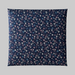 Japanese Sakura Navy Throw Pillow | Decorative Accent Pillow
