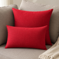 Japanese Mura Red Throw Pillow | Decorative Accent Pillow