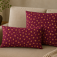 Japanese Owl Burgundy Throw Pillow | Decorative Accent Pillow